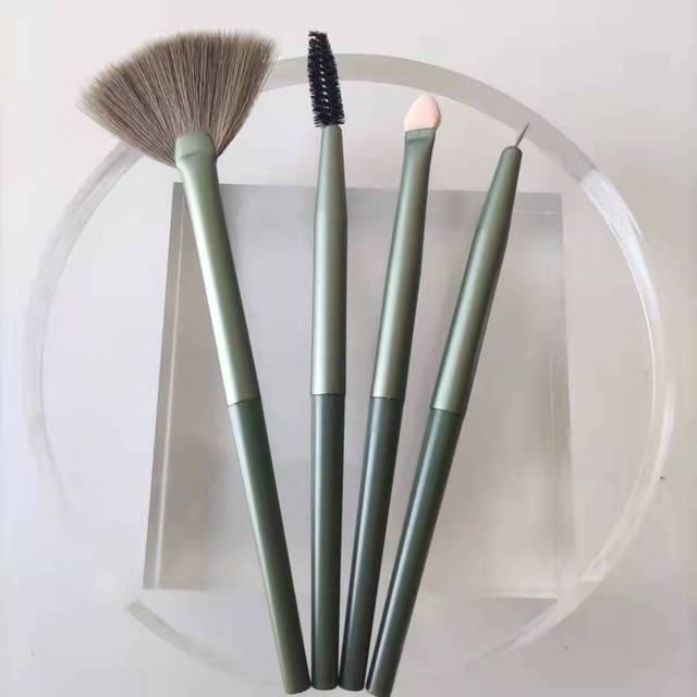 Long Tube Makeup Brushes Travel Set Professional Natural Hair Powder Foundation Eyeshadow Contour Eyebrow Cosmetic Brush Kit