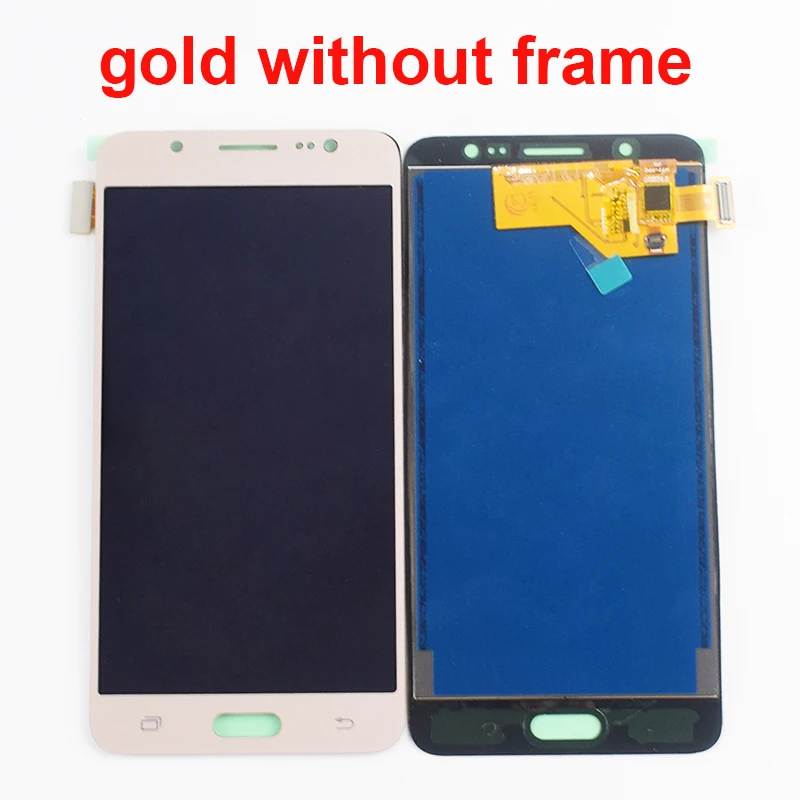J510 lcd Отрегулируйте Для Samsung Galaxy J5 J510 J510F J510FN J510M J510Y сенсорный экран дигитайзер+ ЖК-дисплей в сборе с инструментами - Цвет: Gold without frame