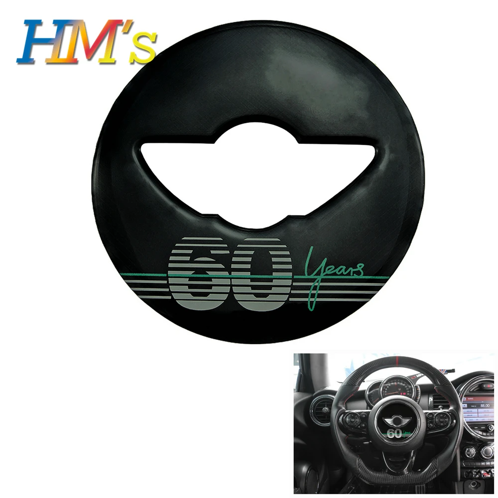 

Car Decoration Sticker For Mini Cooper F56 Car Interior Accessories Decals For Mini Cooper F54 F55 F57 F60 Steering Wheel Center