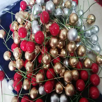 

Simulation Cherry Foam Fruit Small Red Fruit Berry Christmas DIY Home Garden Decoration Christmas Ornaments