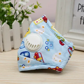 

kid carton Dustproof PM2.5 Pollution Half Face Mouth Mask cotton With Breath Wide Straps Washable Reusable Respirator girls boys