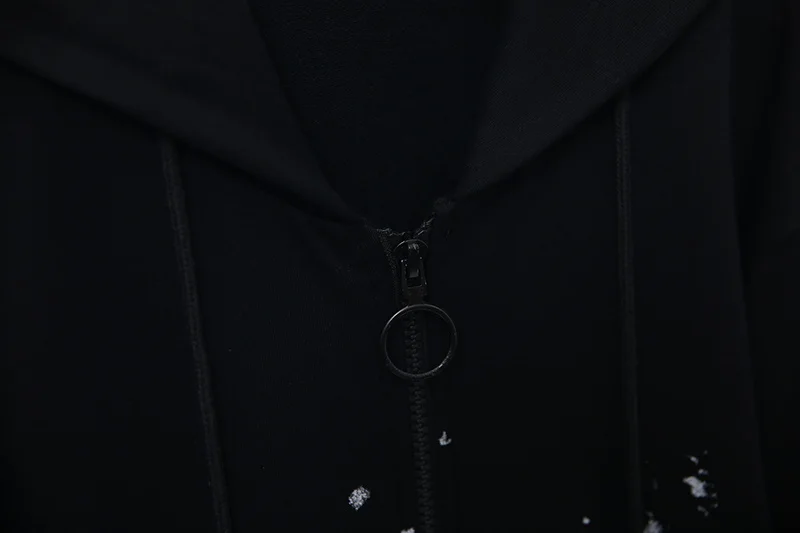 19ss Off-White OW фейерверк стрела для мужчин и женщин для влюбленных Модный хлопковый Повседневный кардиган на молнии толстовка с капюшоном Свободная куртка