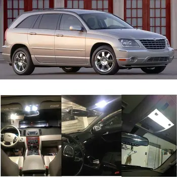 

Car Interior Led Light Kit For 2006 Chrysler Pacifica 14pc Licnse plate Dome Map trunk Lamp bulb error free t10