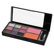 Многофункциональный женский макияж, тени для век, румяна, пудра для губ, палитра для бровей, косметический набор для макияжа, инструмент для красоты, высокое качество