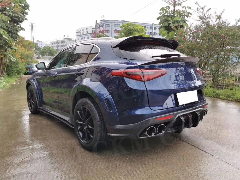 Задний спойлер для Alfa Romeo Stelvio спойлер углеродного волокна/FRP заднее окно крылья Хвостовая крышка стайлинга автомобилей