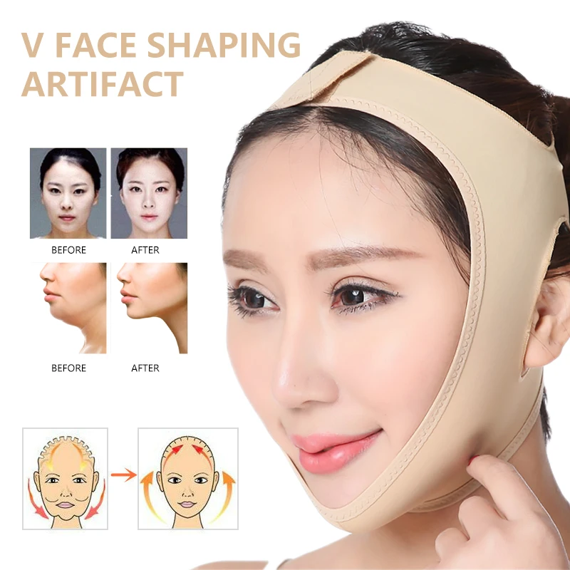 

Delicate Facial Mask Cheek Chin Neck Slimming Thin Belt Strap Beauty Delicate Facial Thin Face Mask Slimming Bandage