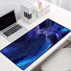 Tapete do computador de jogos azur lane grande anime mousepad velocidade anime mouse pad bonito gamer mesa para computador escritório desktop deskpad
