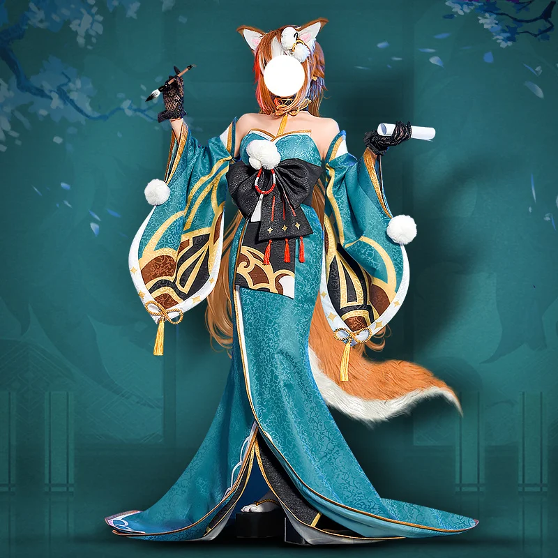 

HoYoverse Game Genshin Impact Gorou Geo Bow Ivitation Miss Hina Uniform Party Dress Cosplay Costume Christmas Men Free Shipping