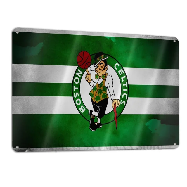 Boston Celtics Sign 11.8*7.9 In One Size Metal Tin Signs For Home Decor 1