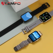 LEMFO DTX montre intelligente 420*485 résolution 1.78 pouces IP68 étanche ECG surveillance BT5.0 prévisions météorologiques pour Android IOS