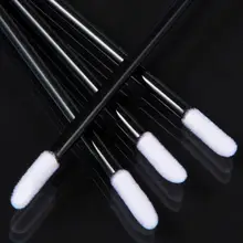 2 цвета одноразовые кисточки для губ, мягкие косметические аппликаторы для макияжа, блестящие палочки, губная помада, щетка, палочки для чистки блеска, Кисть для макияжа