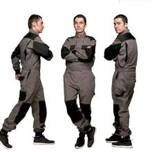 Хлопок размера плюс мужчины женщины в целом износостойкие мастерские антистатические комбинезоны сиамская мастерская авто ремонт автомобиля пылезащитный