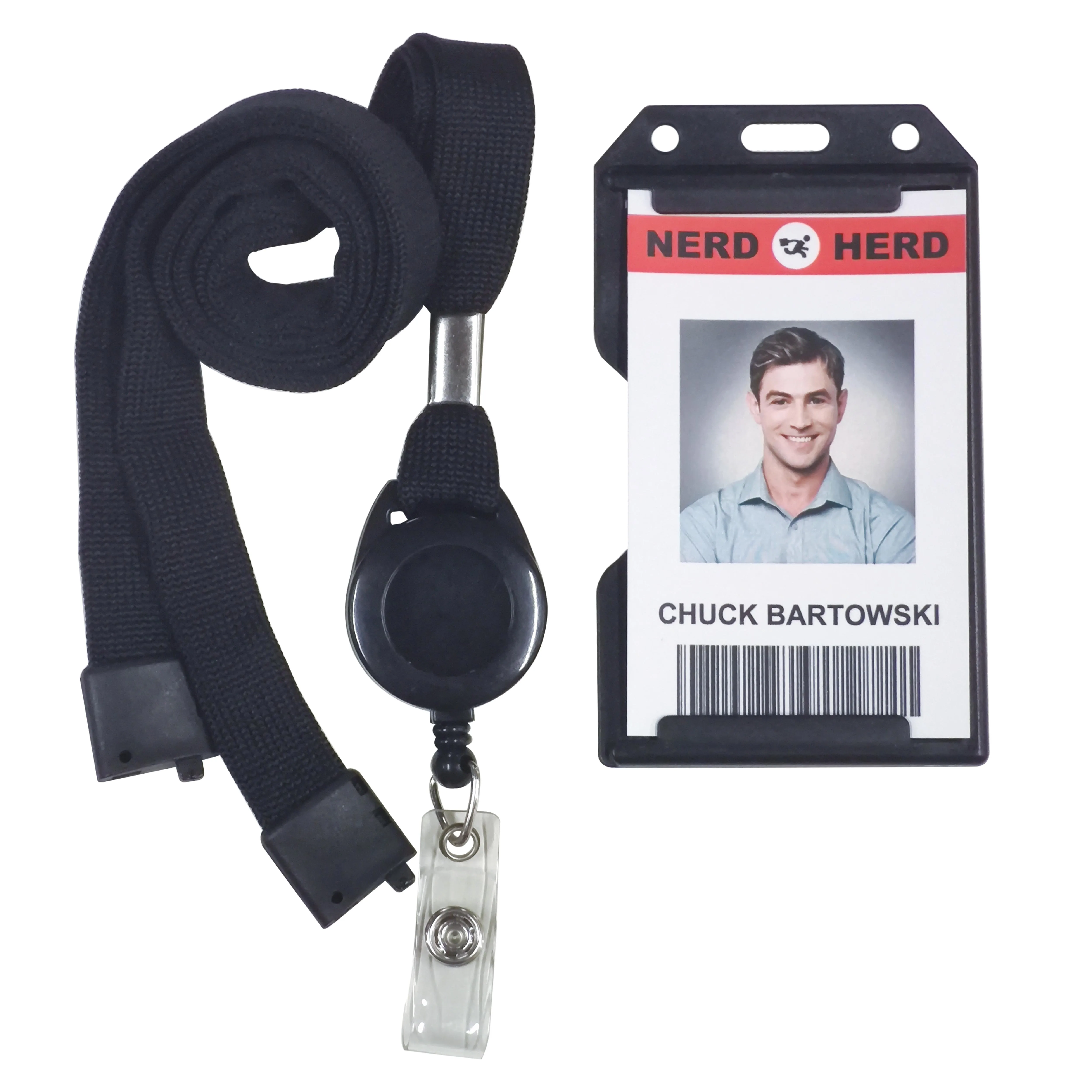 Bestom ID Card Holder  Name Tag for Work  Pass Cover with Neck Strap Credential Holder for Employee Company Staff cool spaceman astronaut taikonaut keychain access card bus pass id card holder staff badge holders key chain with lanyard