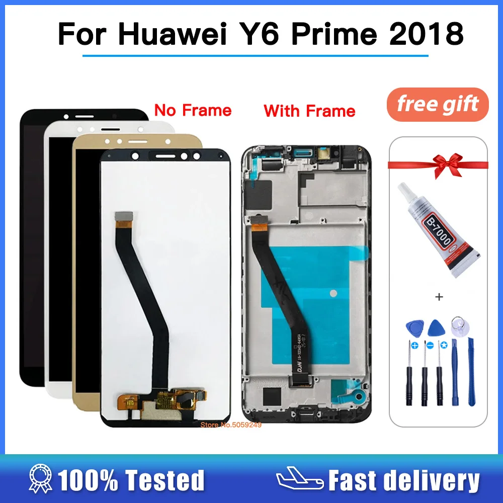 Y6 Prime 2018 ЖК-дисплей для huawei Y6 2018 ЖК-дисплей ATU L11 L21 L22 LX1 LX3 L31 L42 сенсорный экран дигитайзер сборка с рамкой инструмент Y6 Prime 2018 ЖК-дисплей для huawei Y6 2018 ЖК-дисплей ATU L11 L21 L22 LX1 LX3 L31 L42 сенсорный экран дигитайзер сборка с рамкой инструмент