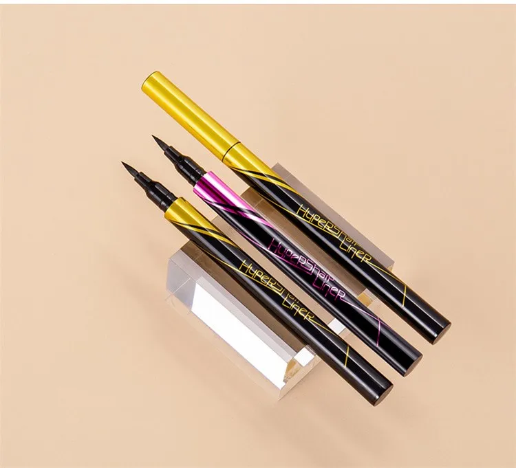 Eye Shadow Liner Combination cosmetics Small Gold Pen Waterproof Is Not Blooming Eyeliner Pen Quick-drying Eyeliner