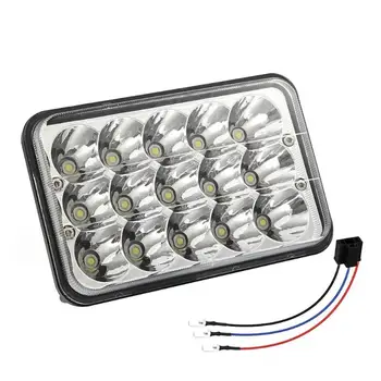 

150W 4X6 inch Truck LED Headlight IP67 Waterproof High Performance Dust Fog Proof Energy Saving DRL 15000LM 6000K Square Lamp