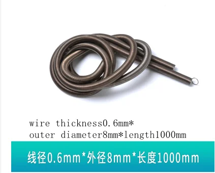 1pcs Spring wire thickness 0.4-0.6mm long 1000mm with hook spring flexible steel spring
