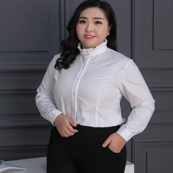 Блузка женская летняя облегающая для офиса размеры 3xl 6xl 8xl A465 | Женская одежда