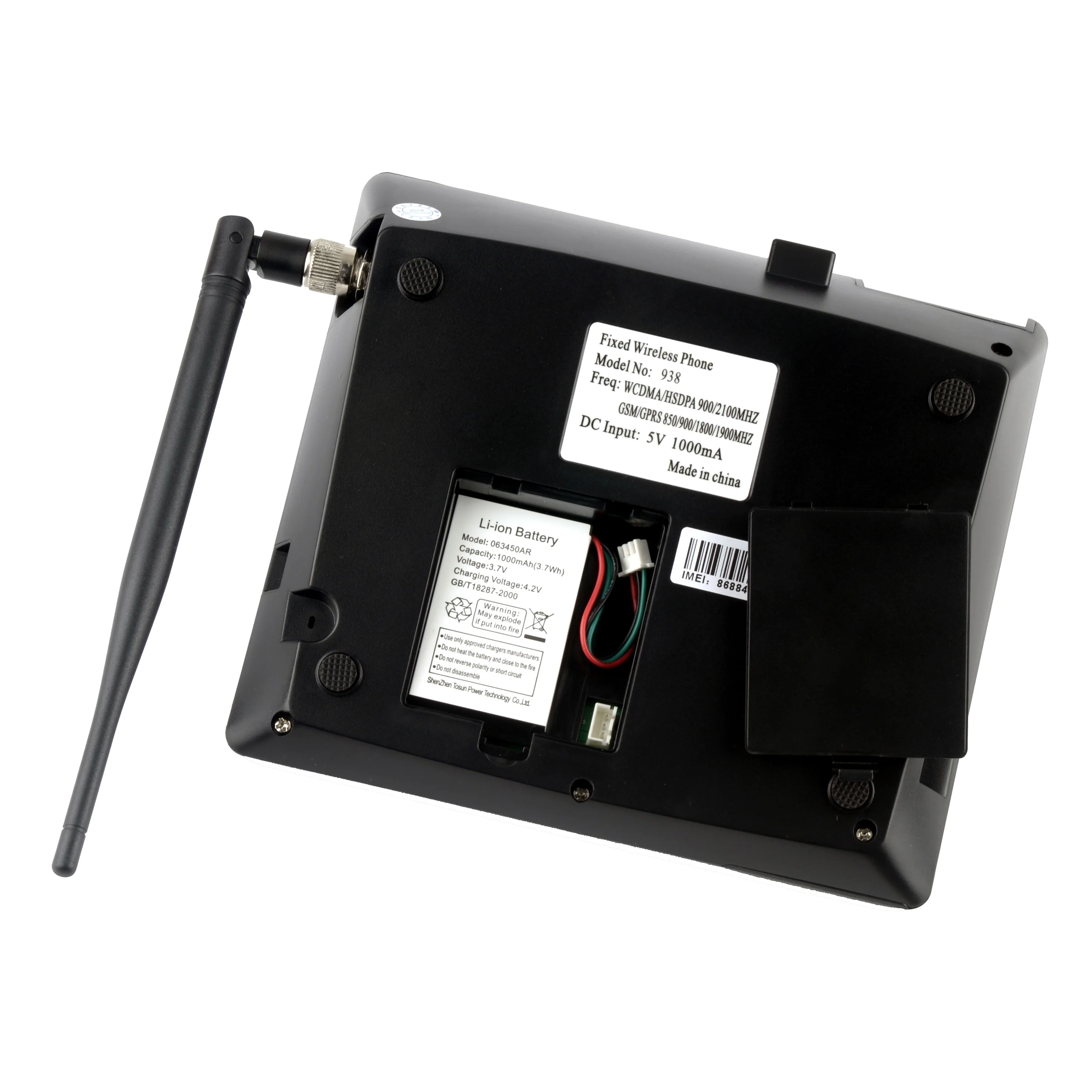 Фиксированный беспроводной телефон с антенной TNC 3G WCDMA 2G GSM 850/900/1800/1900/2100