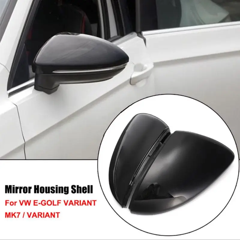 

Side Rearview Mirror Cover Shell Replace Case for Golf MK7 7.5 VII GTI GTD R