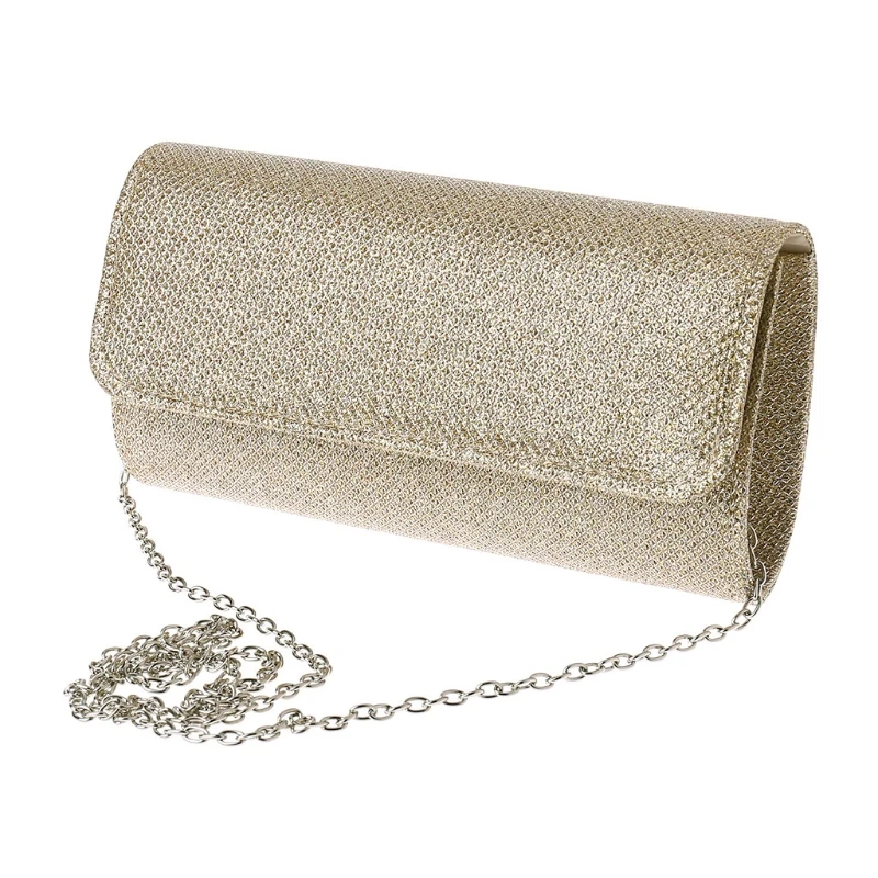 Silver 1PC Rhinestone Clutch Bag Crystal Sparkling Evening Bag Envelope Purse Handbag for Wedding Party Prom 