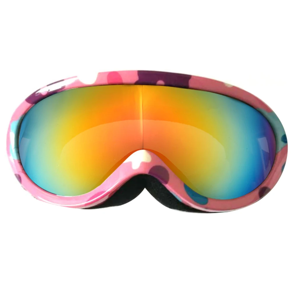 Детские лыжные очки для мальчиков и девочек, высокое качество, Снежная маска для сноуборда, разноцветные зимние уличные очки, детские лыжные очки