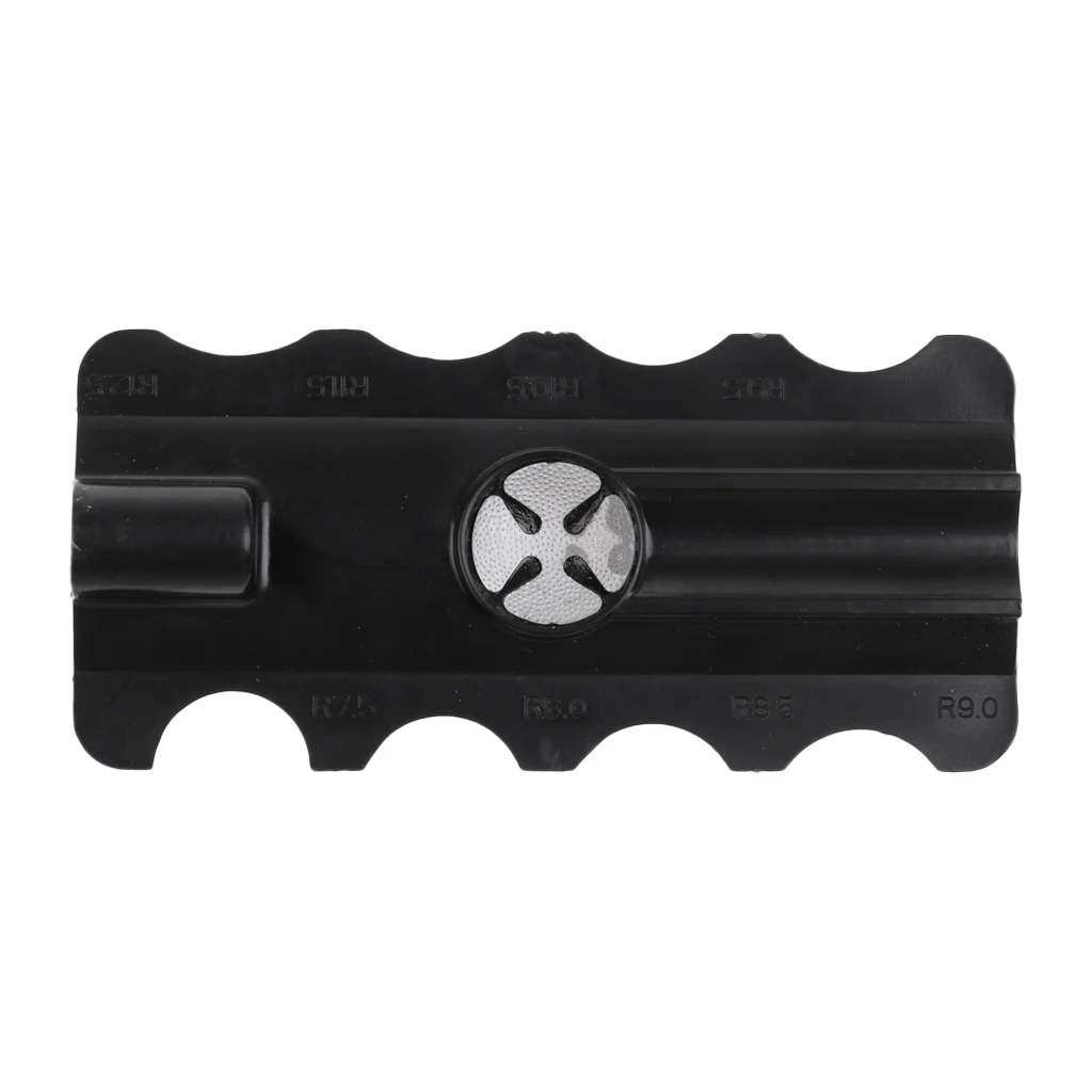 

5 в 1 инструмент для наконечника бильярдного кия, триммер для бильярдного кия/Хлопушка/более плавный/формирователь/устройство для приработки искусственных волос, Черный инструмент