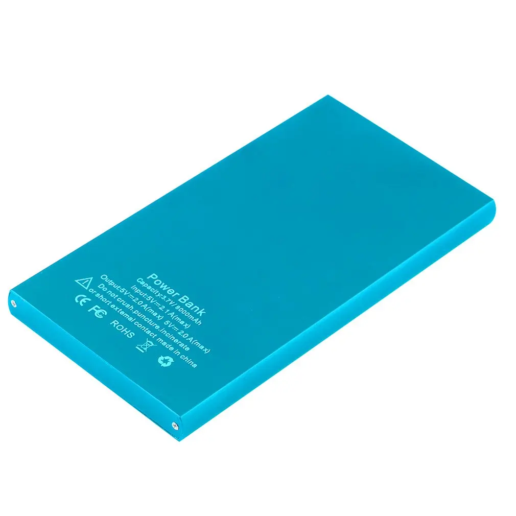 

Portable 8000mAh External Battery Power Bank with USB Type C Quick Charge Exquisitely Designed Durable