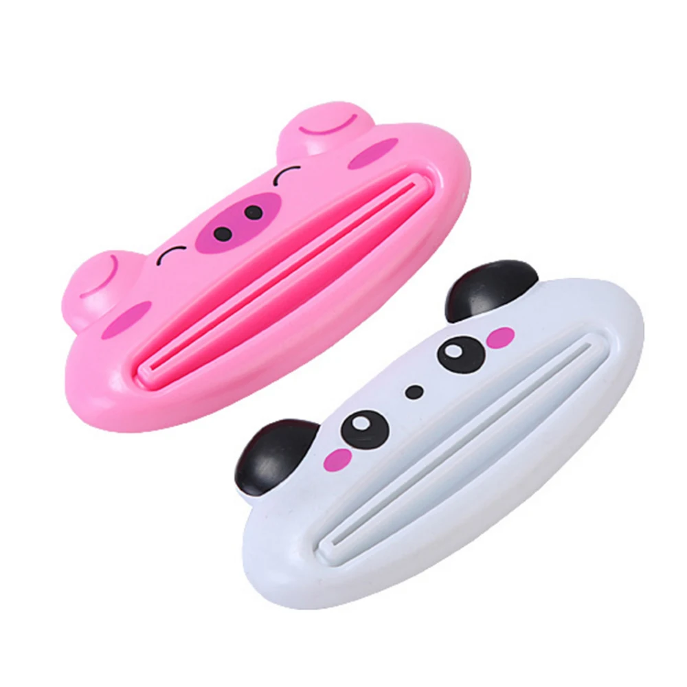 Cute Animal Toothpaste Squeezer Home Bathroom Cartoon Plastic Toothpaste Dispenser Tube Squeezer Rolling Holder Home Bathroom