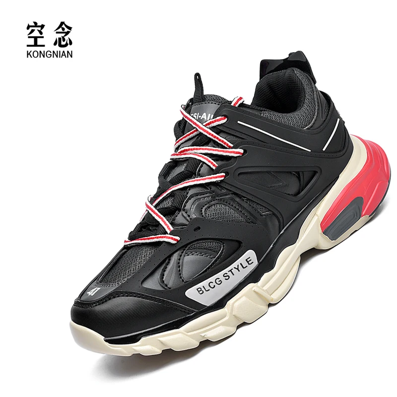 

In the spring of the new Irregular splicing Net surface shoes Breathable and comfortable men's shoes Light sport style Students
