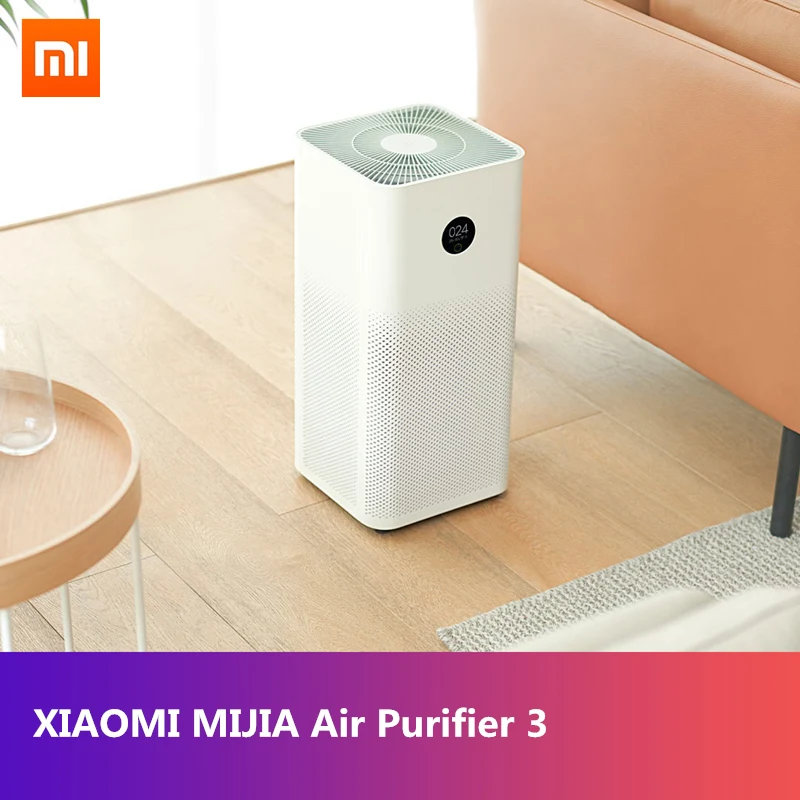 Original XIAOMI MIJIA Air Purifier 3 sterilizer addition to Formaldehyde wash cleaning OLED Display HEPA Filter Smart Control