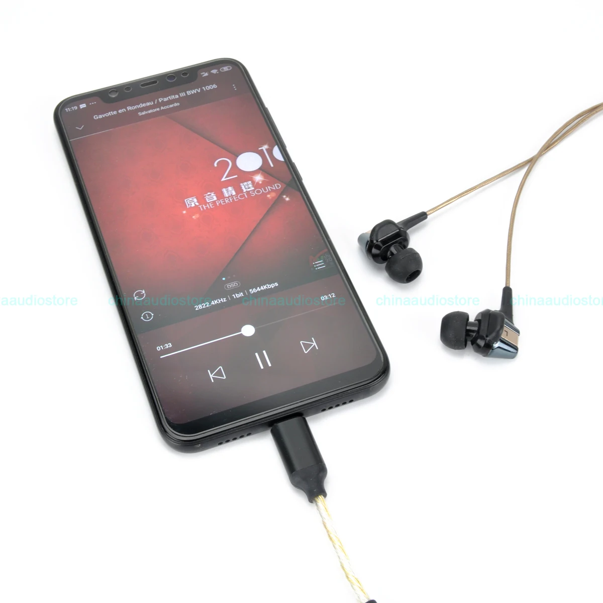 HiFi USB DAC DSD128 32bit 384Khz DSD USB Type C DAC Headphone HTRF 3D Gaming USB DAC