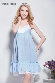 

Women's Backless Princess Dress Sexy Spaghetti Strap Dress Sleepshirts Lace Pyjamas Nightgowns Nightdress Sleep Loungewear