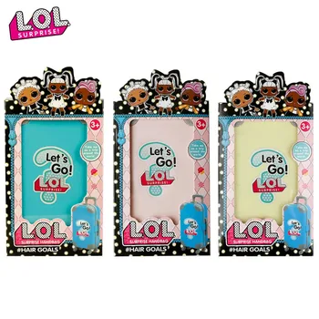 

2020 Brand New L.O.L. SURPRISE ! Original lol dolls cartoon girl puzzles with clothes glasses shoes Accessorries omg xmas gift
