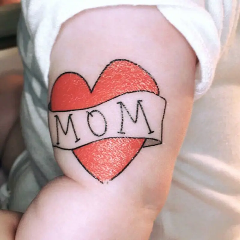 Photography Prop | Tattoo Sticker - Waterproof Sticker Dad/mom Kids Girls  Baby Laptop - Aliexpress