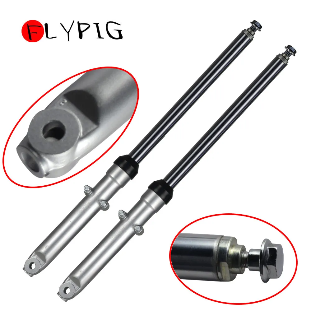 

Front Fork Tubes Shocks 27" Absorber Set Silver For Honda CG125 CT90 CT110 Motorcycle Trail High Quality Freight Is Adjustable