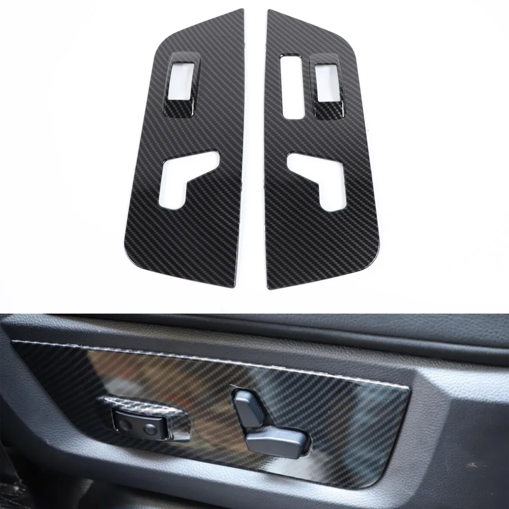 

Для Dodge Ram 2010-2017 автомобиль подогрев сидений регулировки выключателя Панель Накладка для стильного интерьера Новый абс авто молдинги 2 шт.