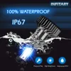 Infitary H4 H7 Led Headlight Bulbs 16000Lm 6500K ZES Chips Auto Ice Lamp For Cars H1 H3 H11 H13 H27 9005 HB3 HB4 Fog Lights ► Photo 2/6