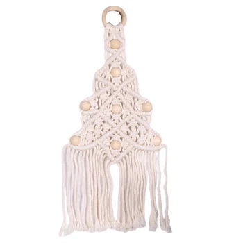 

Hand Woven Background Wedding DIY Party Home Christmas Decor Handicrafts Wall Hanging Macrame Tapestry Cotton Blend Rope Bedroom