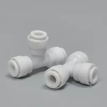 

5 pcs Water purifier accessories 1/4 three-way pure water machine shunt joint quick installation