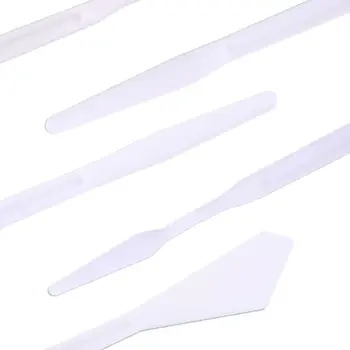 

2020 New 6PCS/Set Plastic Painting Knife Spatula Palette Knife Oil Painting Accessories