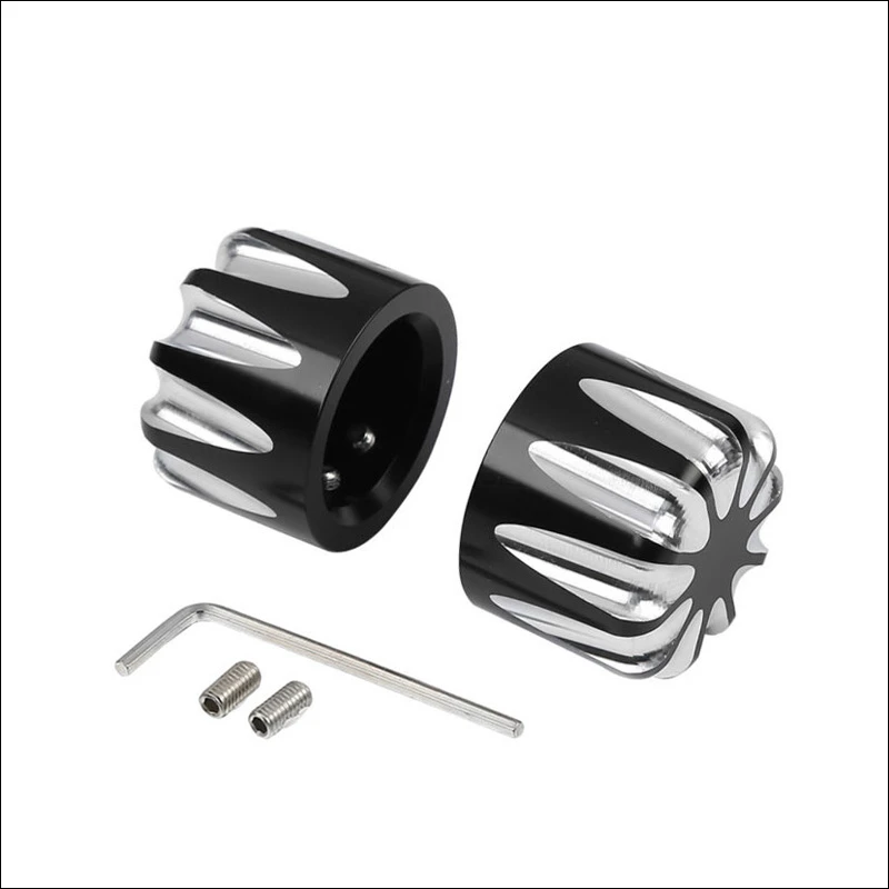 1 пара мотоциклетная Передняя CNC ось Гайка Чехлы для Harley Touring FLHT FLSTF FLSTC XL1200X Dyna Wide Glide Fat Bob