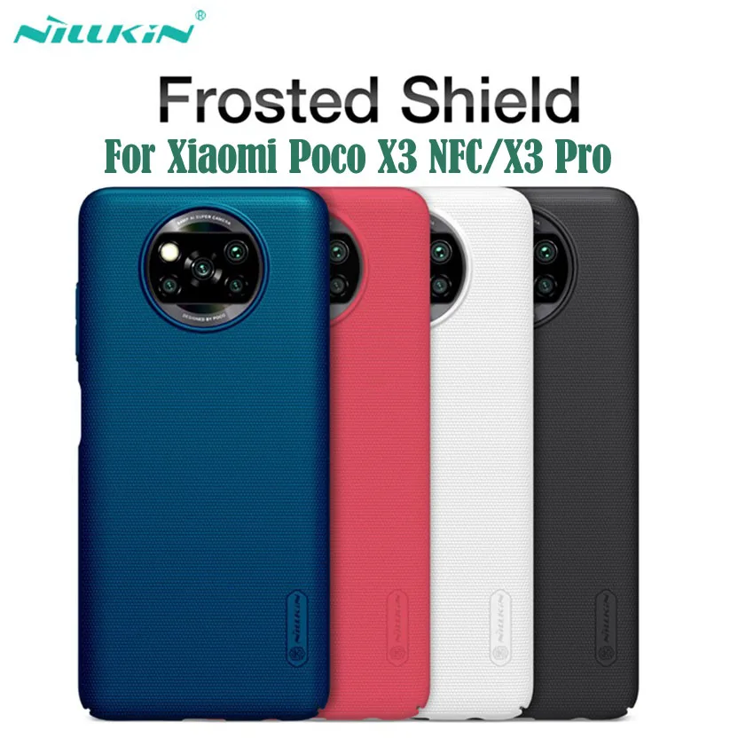 Чехол для Xiaomi Poco X3 NFC матовый защитный чехол Nillkin nfc | Мобильные телефоны и