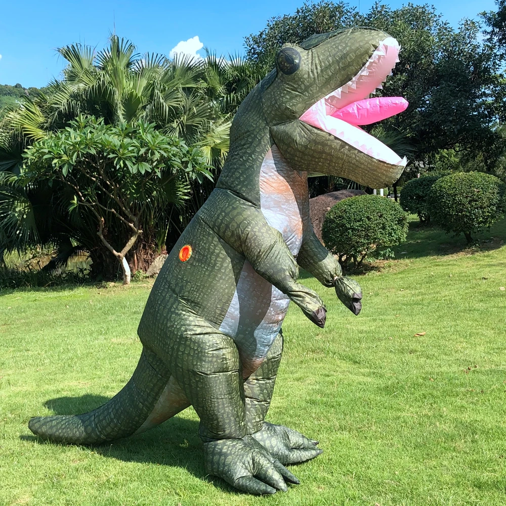

Необычные Хэллоуин Костюмы для косплея с забавным динозавром T-Rex в парк развлечений Inflatale карнавальные костюмы вечерние ролевая игра в китайском стиле, способный преодолевать Броды для взрослых мужские и женские