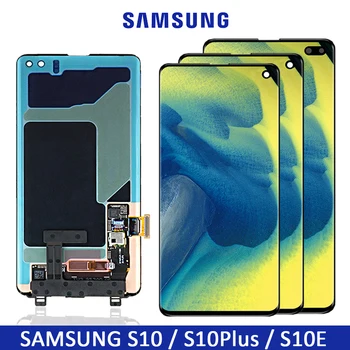 

Original S10 G973 LCD For Samsung Galaxy S10e G970 Lcd Display Touch Screen Digitizer Assembly For Samsung S10 Plus G975 G975F