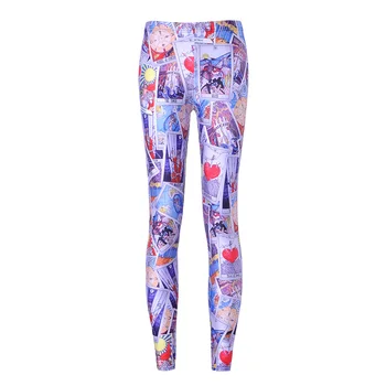 

2016 New Arrival Fashion Women Legging pattern Digital Print Fitness Leggings New Pants Punk Trousers Jeggings Drop Shipping