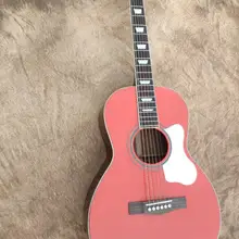 Настраиваемая гитара, профессиональная, OOO body solid maroon color, гитара Byron 6, струнная Акустическая гитара