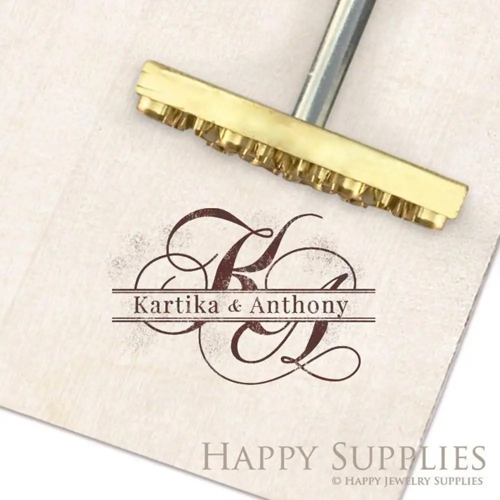 Signature Branding Iron - Custom Leather Wood Brand Initial B Wedding | Дом и сад
