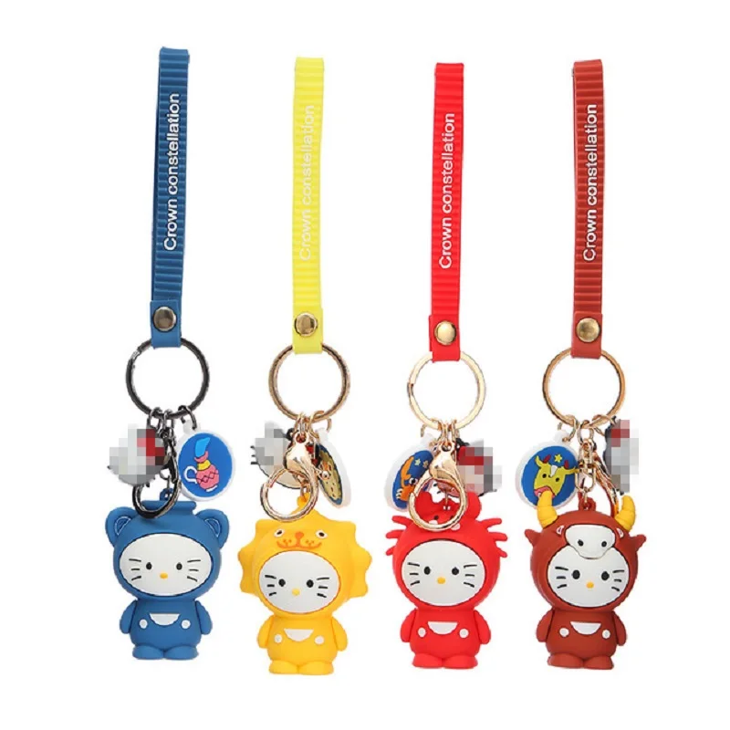 

New Astrology Key chain Zodiac Aries Gemini Wallet Key chain Accessory Fashion Taurus Key chain A birthday Present Sagittarius