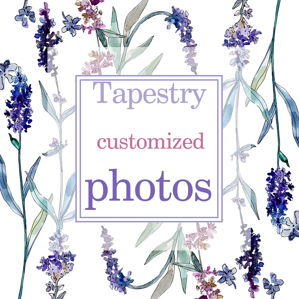 Customized Tapestry Boho Mandala Tapestries Witchcraft Wall Tapestry Print Your Photo Hippie Wall Hanging Blanket Tapestry